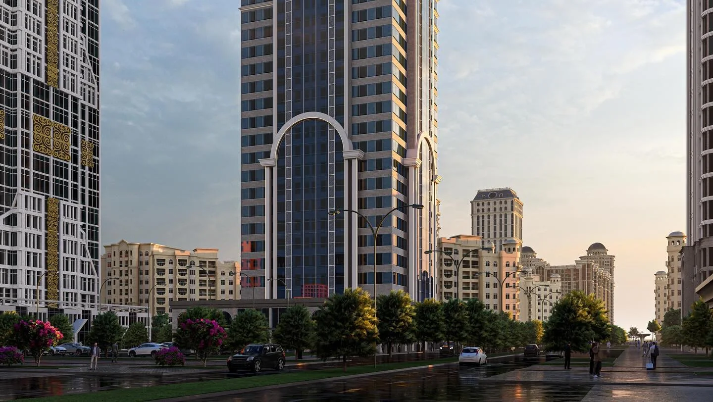 Фасад «Арбата» со стороны улицы. Визуализация проекта.